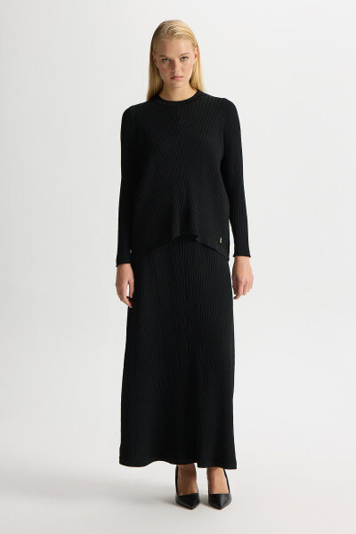 Ribbed Knit Tunic - 4