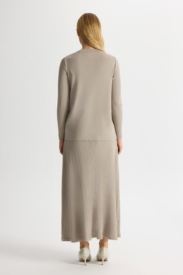 Fitilli Triko Tunik Stone - 3