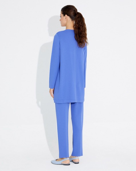 T23Y-6007 Front Zipper Detailed Tunic - 7