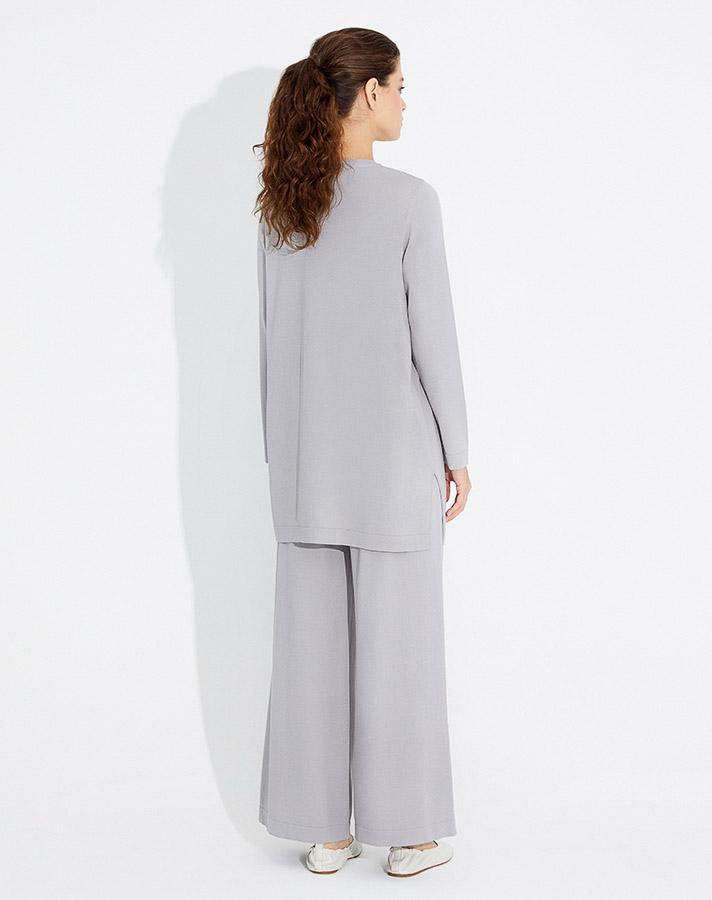 T23Y-6007 Front Zipper Detailed Tunic - 9
