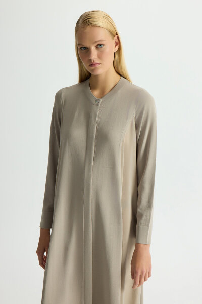 Hidden Plain Color Knitwear Cape - MISS DALIDA (1)