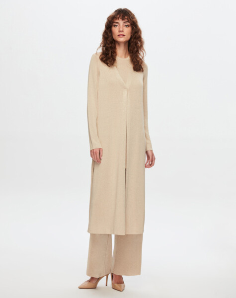 T24Y-9015 Glittery Long Cardigan - 2