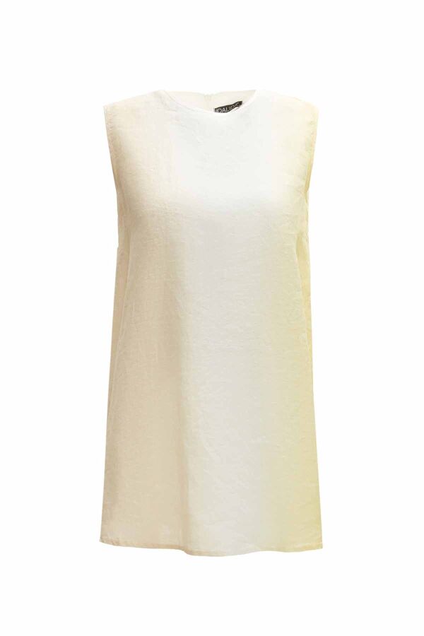 Gradient Linen Sleeveless Tunic - 6