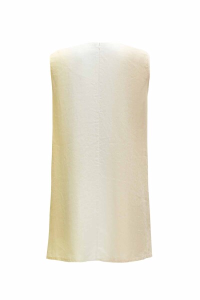 Gradient Linen Sleeveless Tunic - 7
