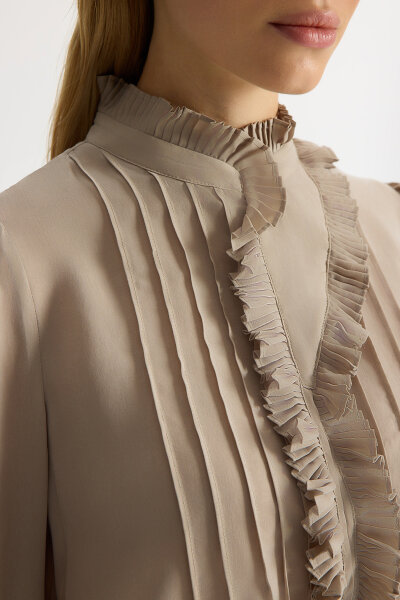 Desenli Hakim Yaka Tunik Stone - MISS DALIDA (1)