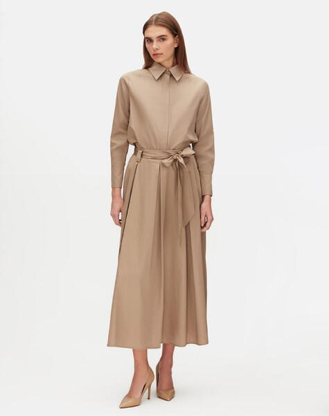 Hidden Placket Poplin Shirt - 1