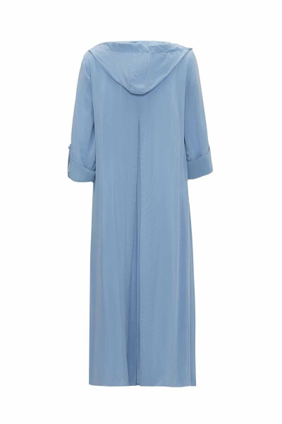 Hooded Detailed Cupro Set - 16
