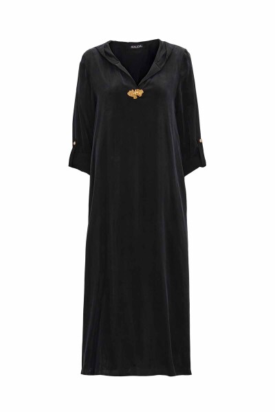 Hooded Detailed Cupro Set - 20