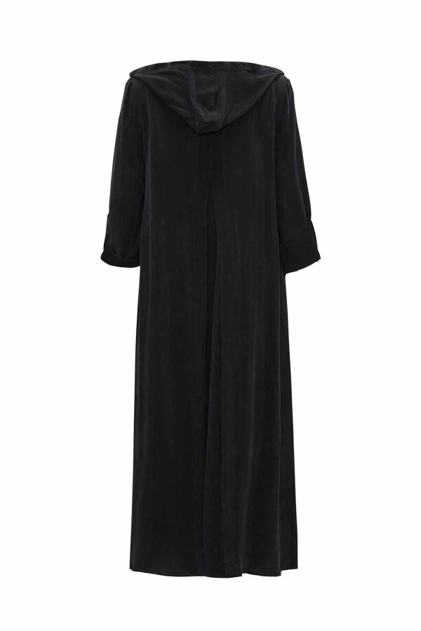 Hooded Detailed Cupro Set - 23