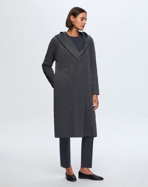 T24K-8023 Hooded Quilted Cap - 4