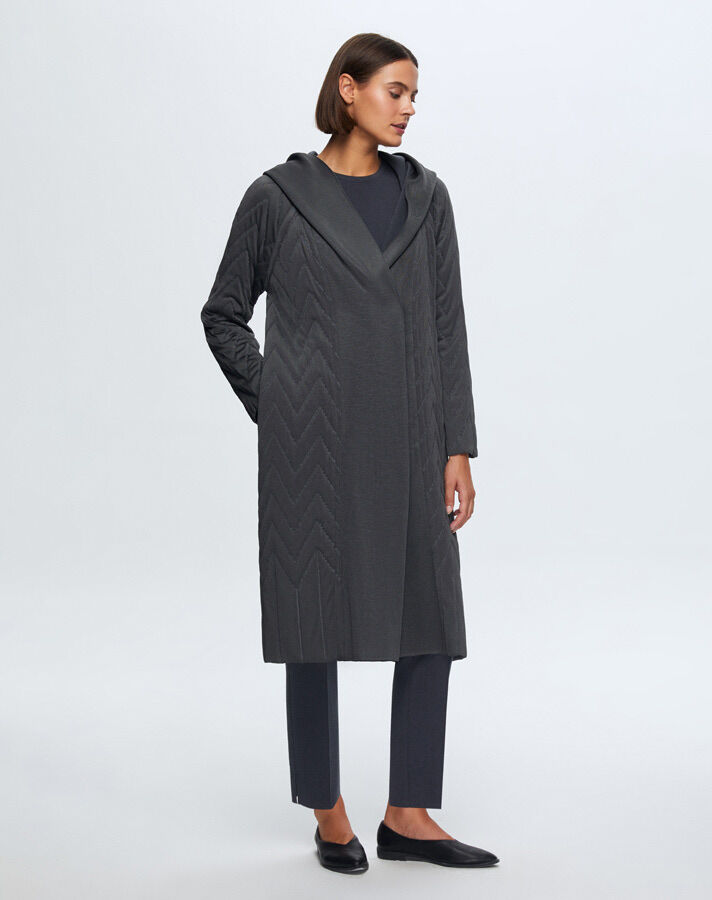 T24K-8023 Hooded Quilted Cap - 4