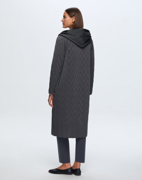 T24K-8023 Hooded Quilted Cap - 6