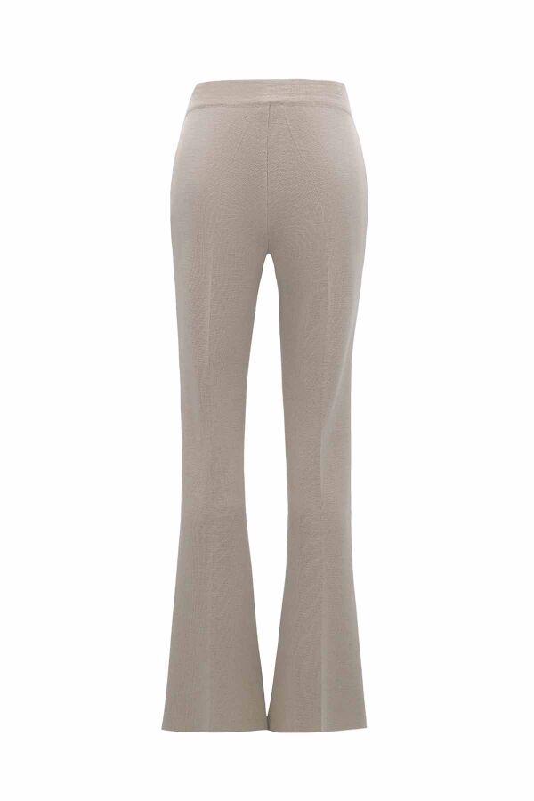 T26K-7004 İspanyol Paça Triko Pantolon ELSA-STONE - 4