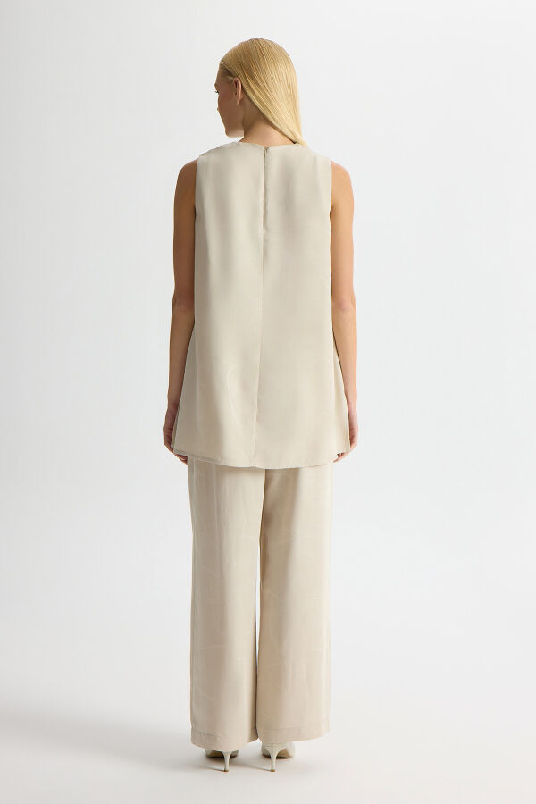 Jacquard Sleeveless Tunic - 2