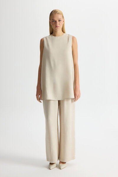 Jacquard Sleeveless Tunic - 3