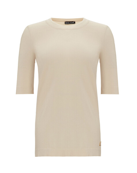  Kısa Kollu Triko Basic Tunik - 8