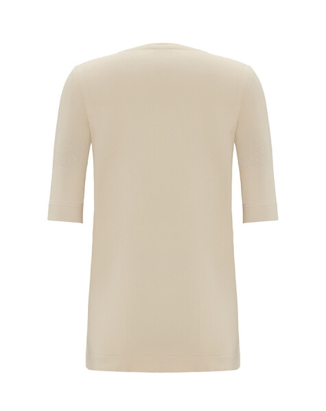  Kısa Kollu Triko Basic Tunik - 9