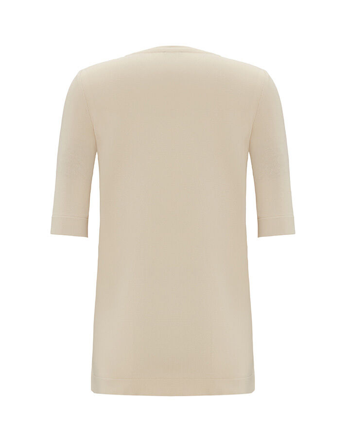  Kısa Kollu Triko Basic Tunik - 9