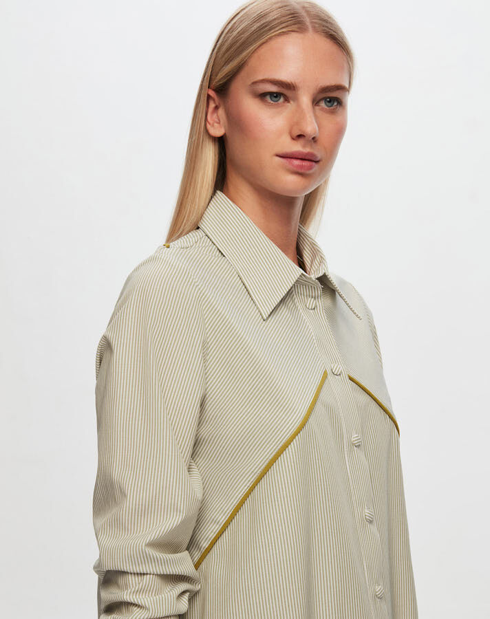 T24Y-3003 Knitwear Comfortable Cut Shirt - 4