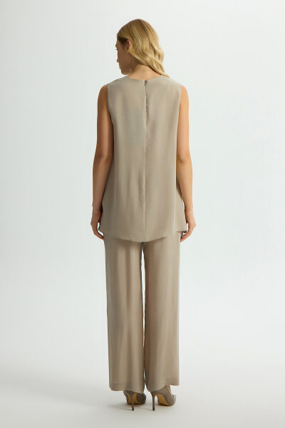 Sleeveless Cupro Tunic - MISS DALIDA (1)