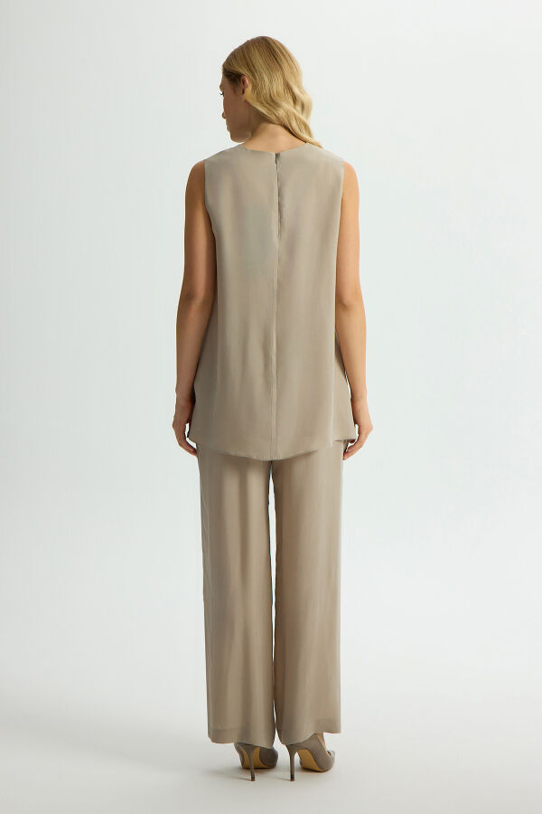 Sleeveless Cupro Tunic - 2