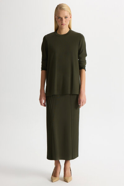 Knitted Skirt with Bodice and Knitting Technique - MISS DALIDA