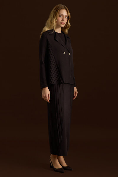 Knitted Skirt with Bodice and Knitting Technique - 2