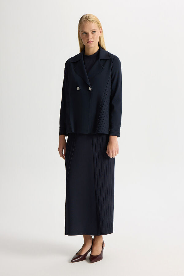 Knitted Skirt with Bodice and Knitting Technique - 2