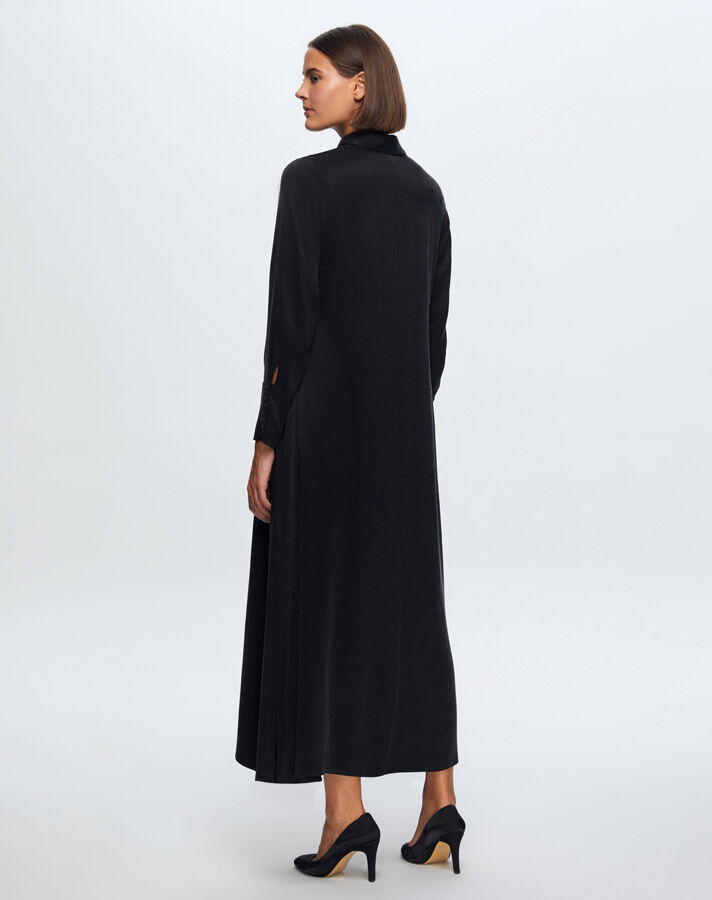 T24K-4006 Long Cupro Dress - 10