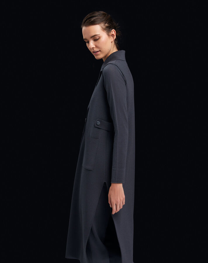 T24K-1000 Long Knitwear Vest - 5