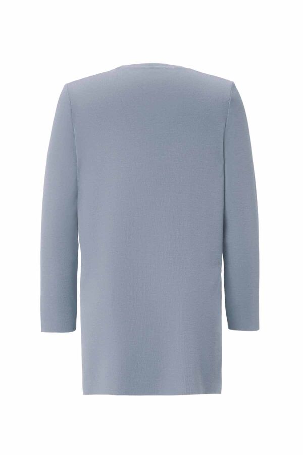 Long Sleeve Basic Knit Tunic - 2
