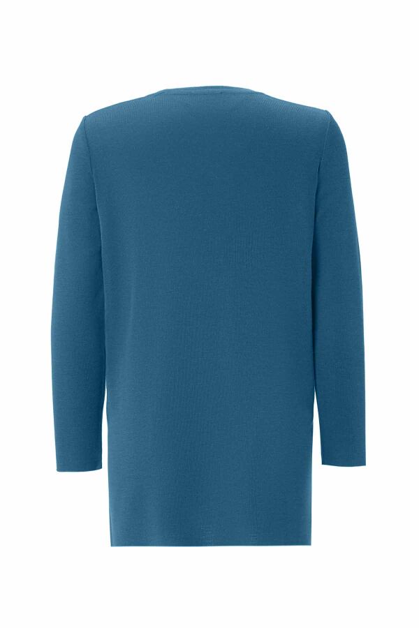 Long Sleeve Basic Knit Tunic - 2