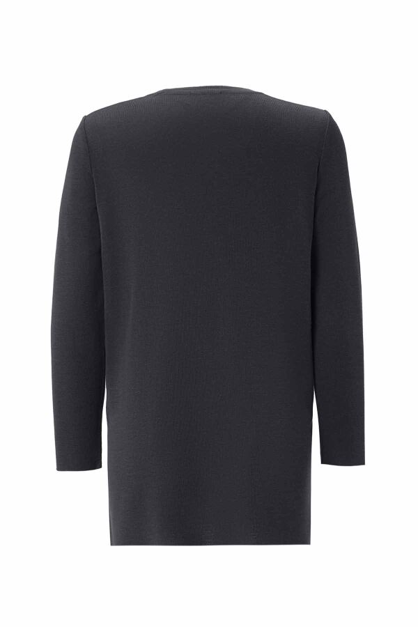 Long Sleeve Basic Knit Tunic - 2