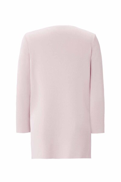 Long Sleeve Basic Powder Pink Knit Tunic - MISS DALIDA (1)
