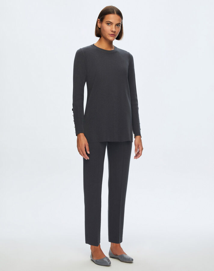 T24K-6001 Long Sleeve Basic Tunic - 24