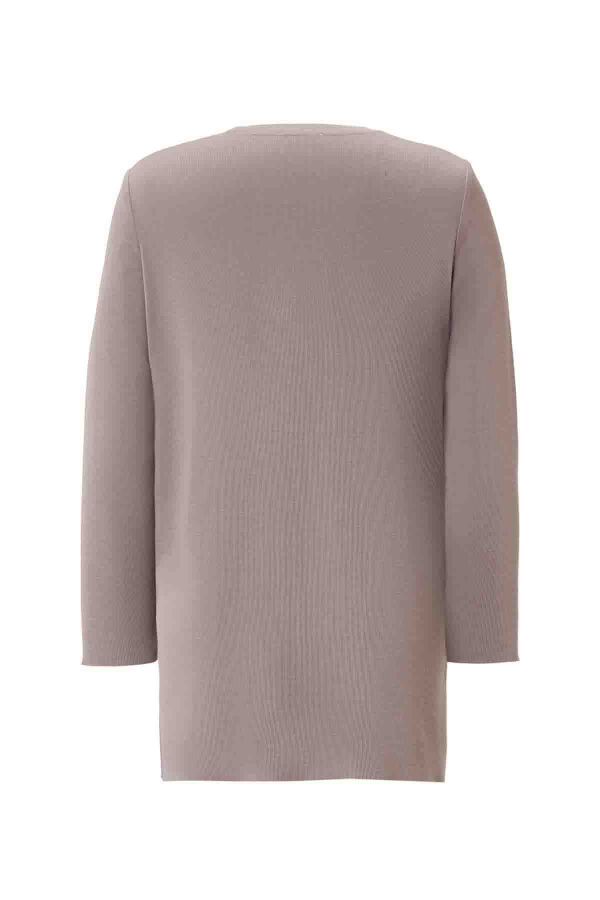 Long Sleeve Basic Knit Tunic - 2