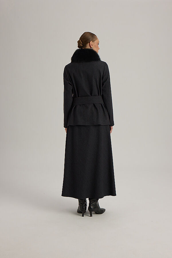  Minimal Kesim Denim Ceket Siyah - 7