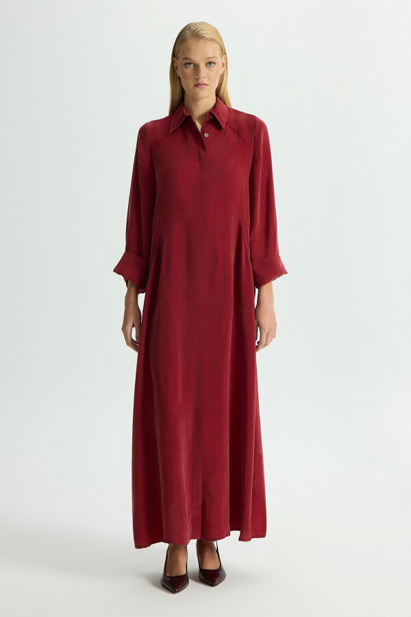 Cupro Cap with Embroidery Details - 1