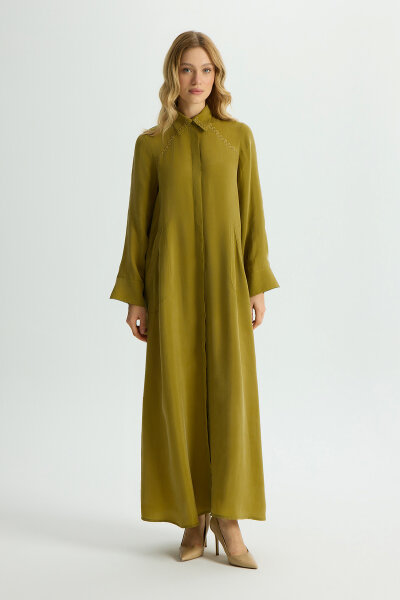 Cupro Cap with Embroidery Details - MISS DALIDA