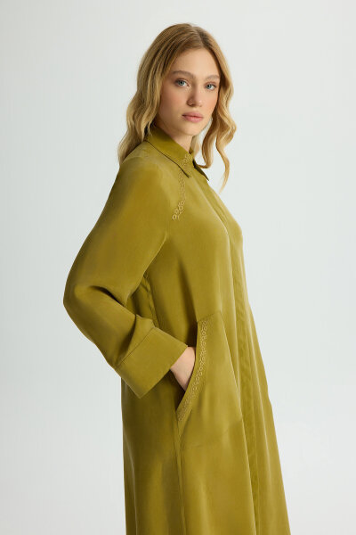 Cupro Cap with Embroidery Details - 4