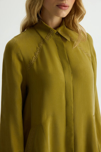 Cupro Cap with Embroidery Details - 3