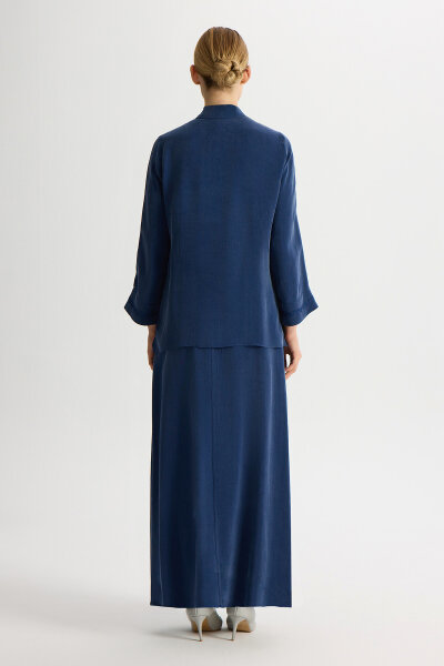 Cupro Skirt with Embroidery Details - 2