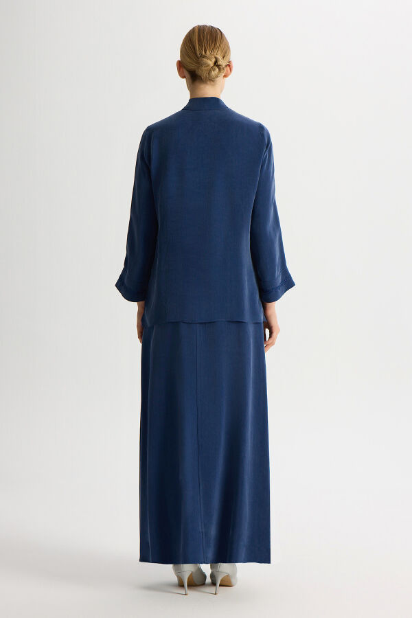 Cupro Skirt with Embroidery Details - 2