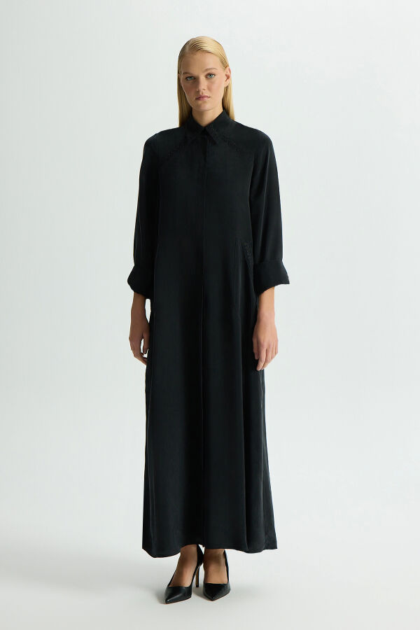 Cupro Cap with Embroidery Details - 1