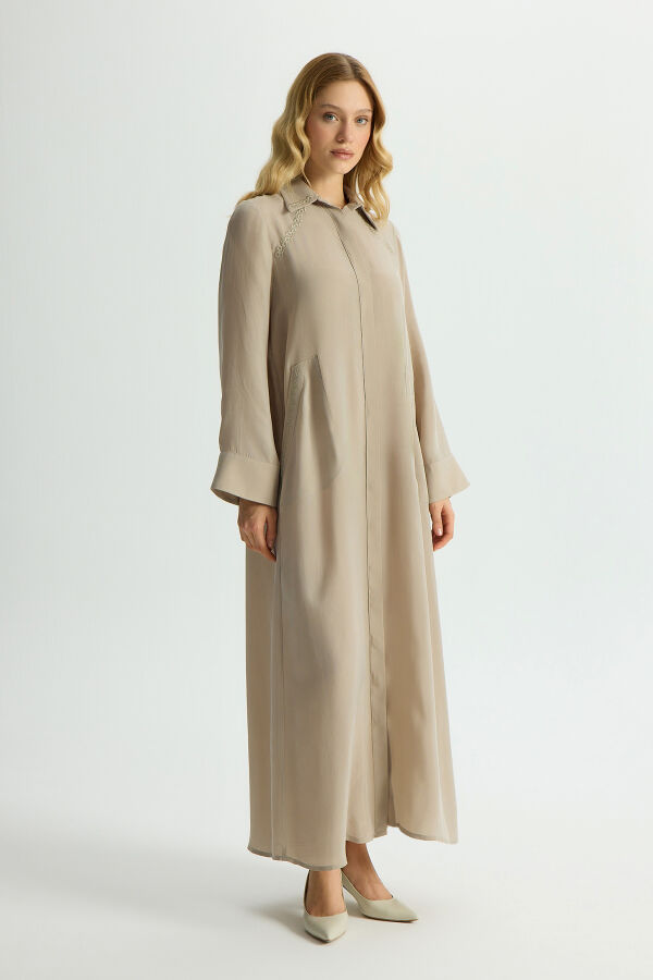 Cupro Cap with Embroidery Details - 2