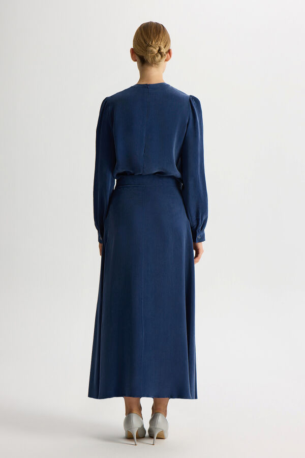 Cupro Tunic with Front Accessory - 4