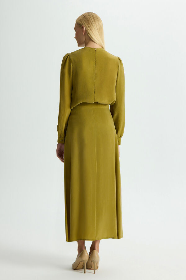 Cupro Tunic with Front Accessory - 4