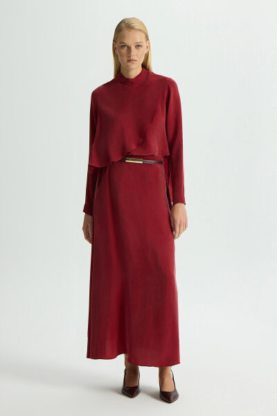 Cupro Tunic with Movable Front 