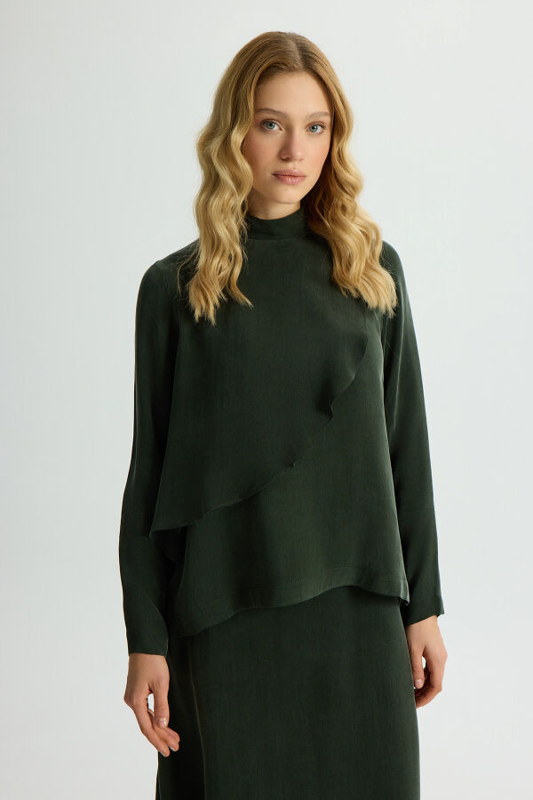 Cupro Tunic with Movable Front - 1