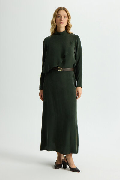 Cupro Tunic with Movable Front - 3